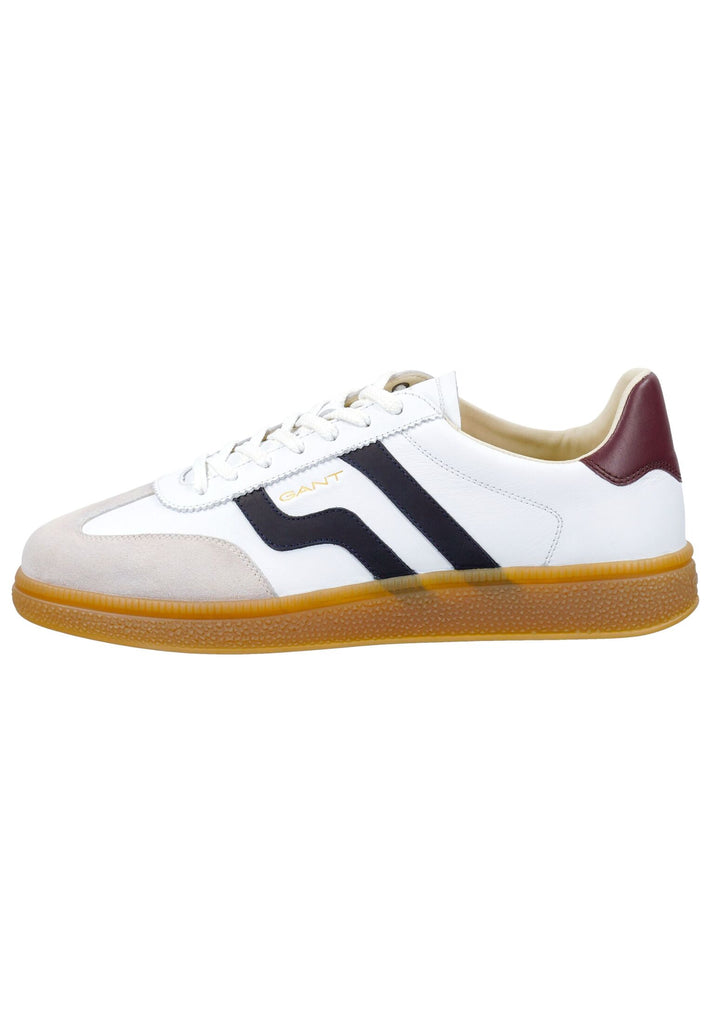 GANT Sneaker Lederimitat/Textil Weiß/Blau - surf4shoes