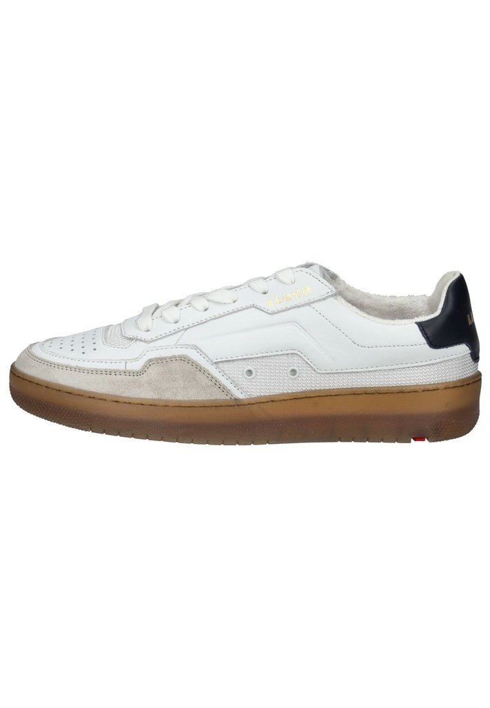 LLOYD SELECTED Sneaker Leder/Textil Weiß/Blau - surf4shoes