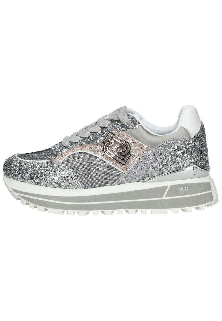 Liu Jo Sneaker Textil Silber - surf4shoes