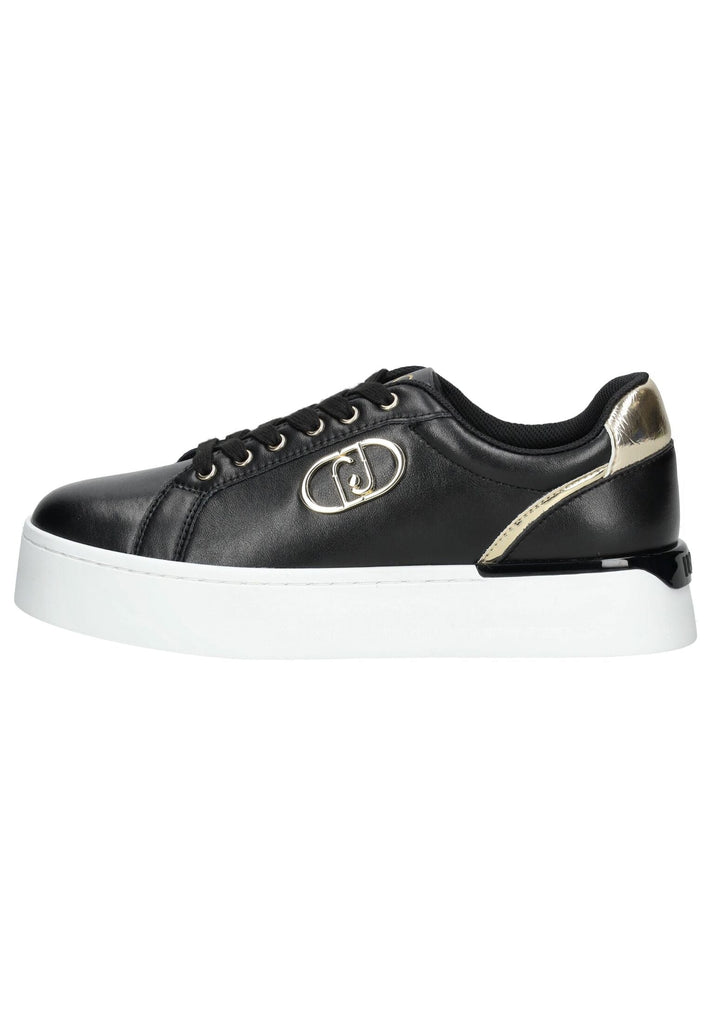 Liu Jo Sneaker Leder/Textil Schwarz - surf4shoes