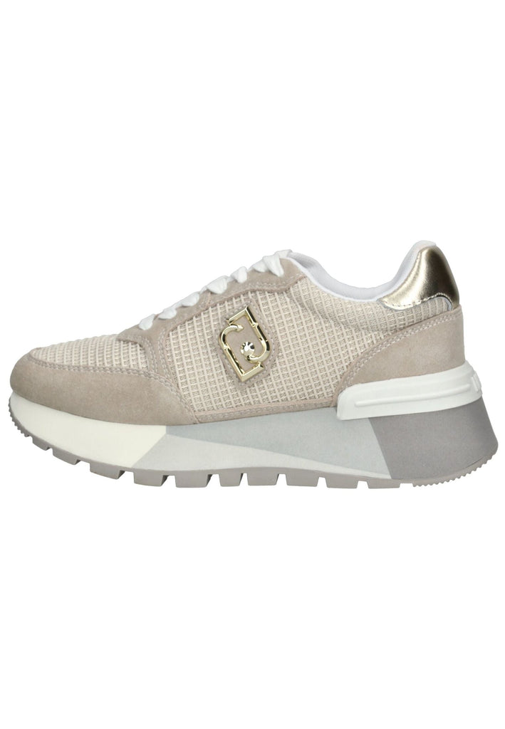 Liu Jo Sneaker Leder/Textil Sand/Gold - surf4shoes