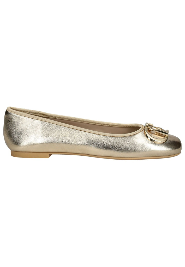 Liu Jo Ballerinas Leder Gold - surf4shoes