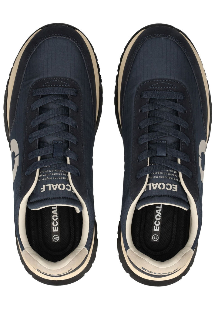 Ecoalf Sneaker Textil Navy/Weiß - surf4shoes