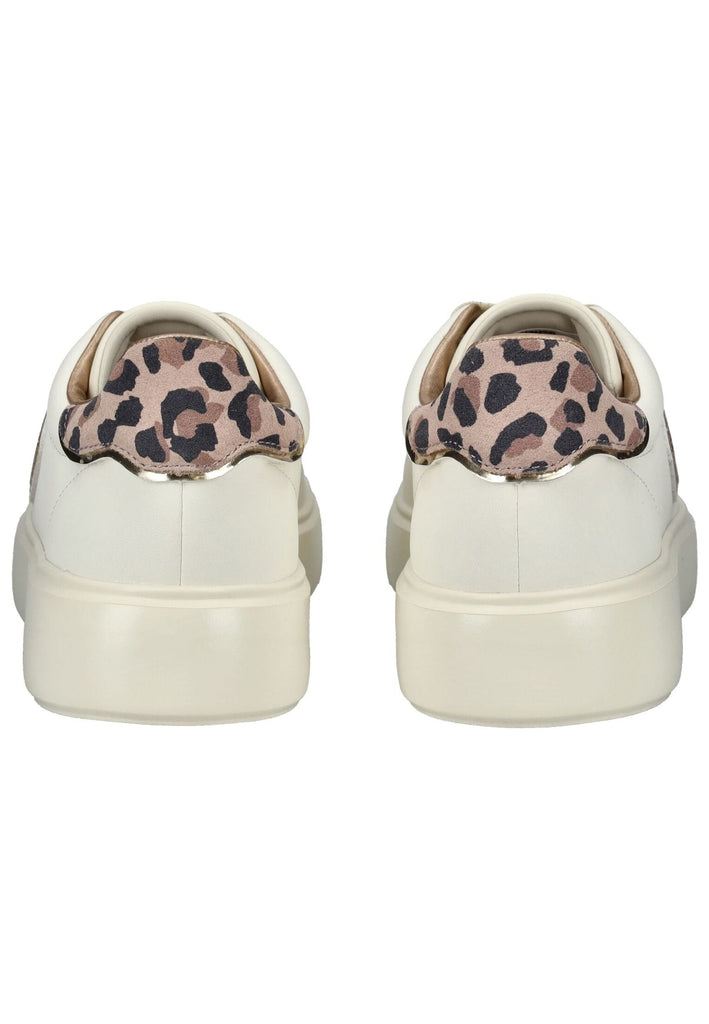 Blauer Sneaker Leder Cream - surf4shoes