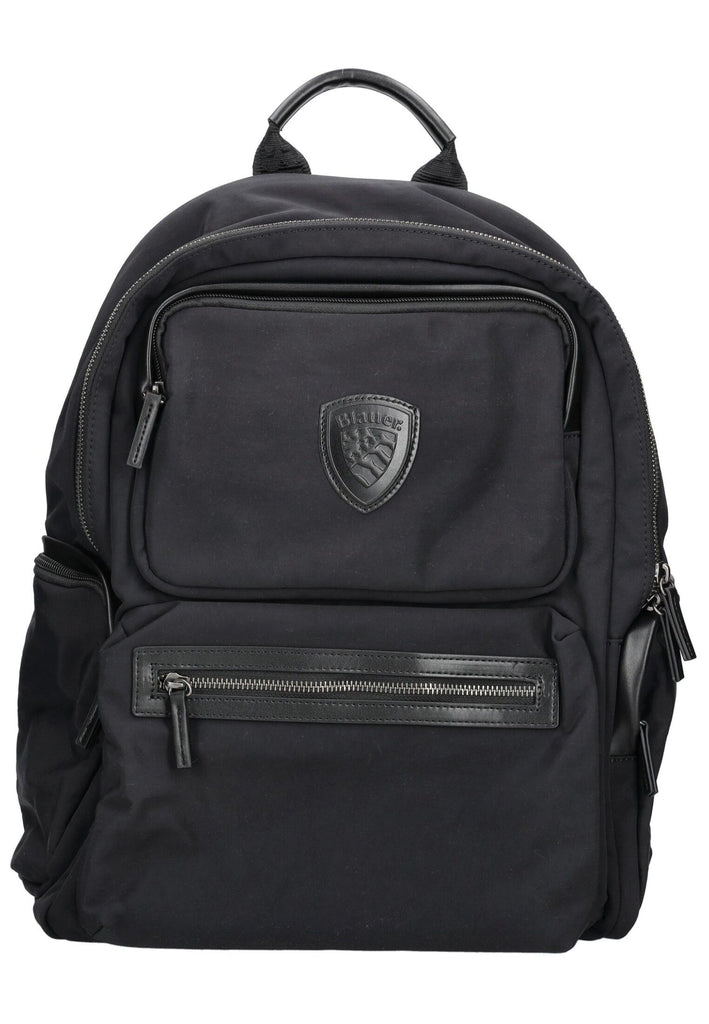 Blauer Taschen Lederimitat/Textil Schwarz - surf4shoes