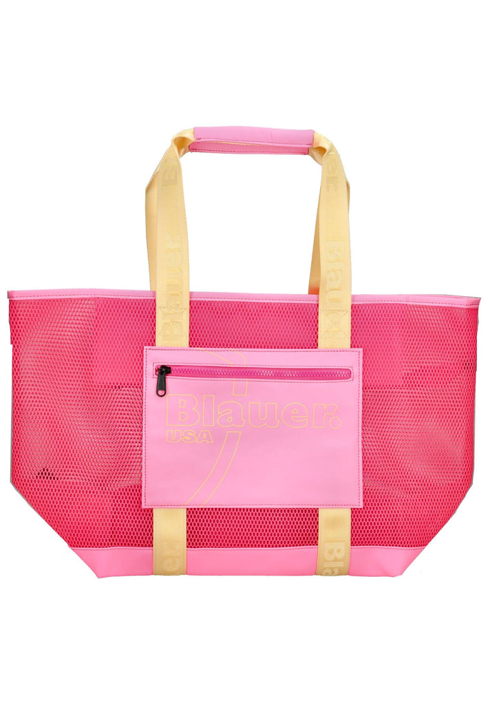 Blauer Taschen Lederimitat/Textil Fuchsia - surf4shoes