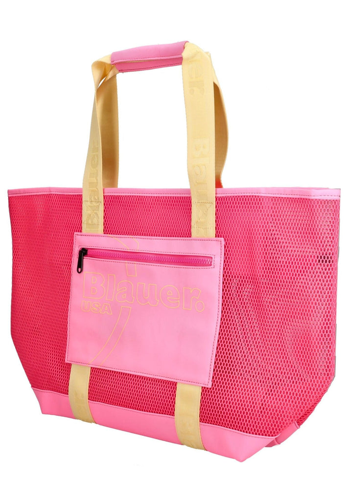 Blauer Taschen Lederimitat/Textil Fuchsia - surf4shoes