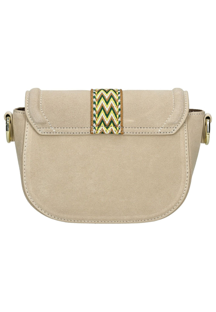 Blauer Taschen Leder/Textil Cream - surf4shoes