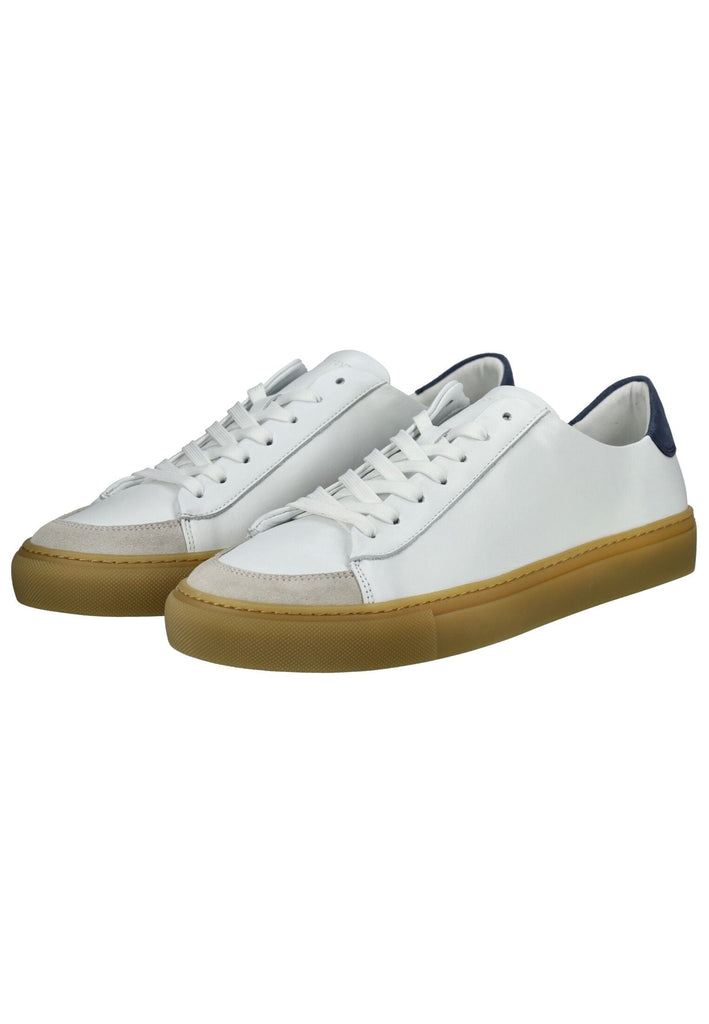 Sneaky Steve Sneaker Leder Weiß/Beige - surf4shoes