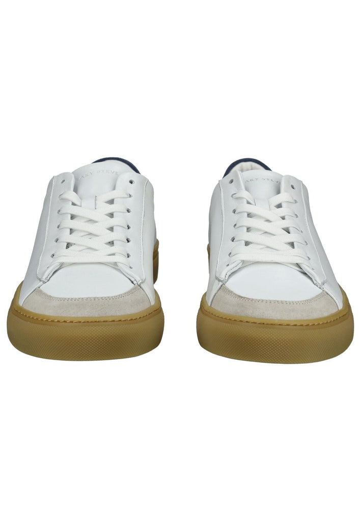 Sneaky Steve Sneaker Leder Weiß/Beige - surf4shoes
