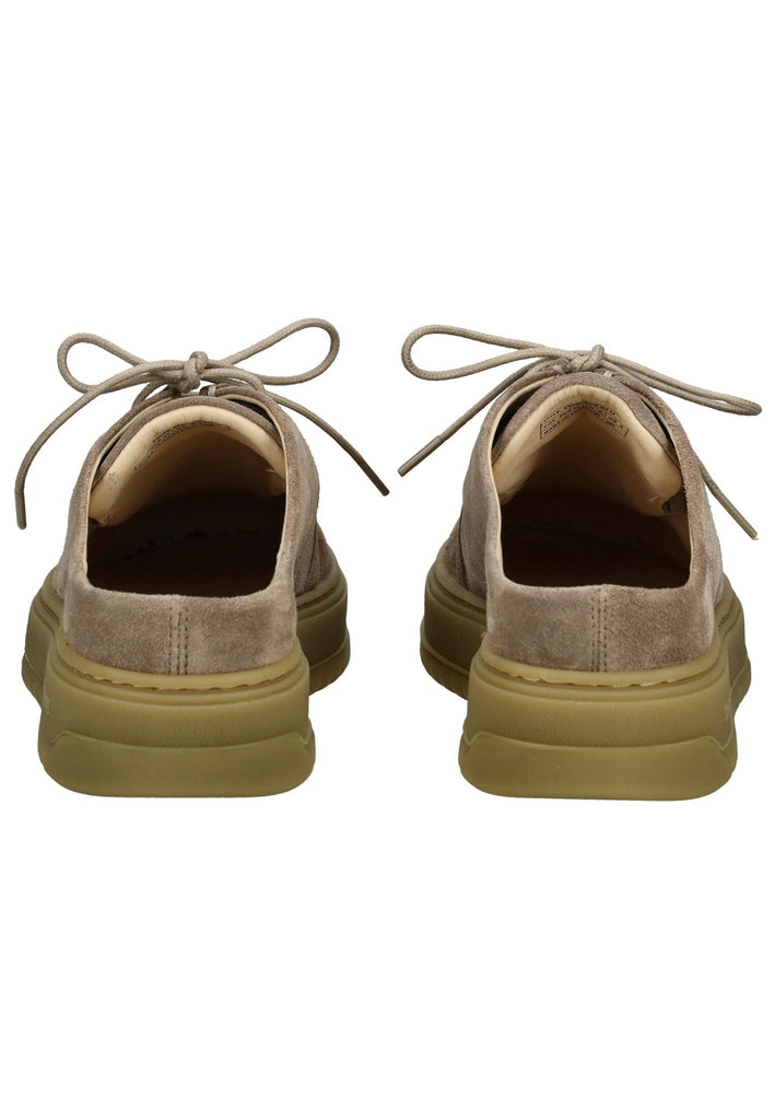 Sneaky Steve Pantoletten Veloursleder Beige - surf4shoes