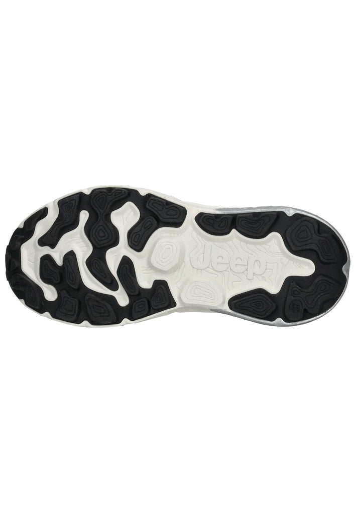 JEEP Sneaker Lederimitat/Textil Silber - surf4shoes