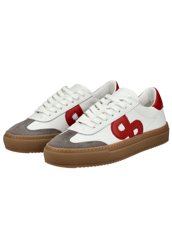 Pavement Sneaker Leder Rot/Weiß - surf4shoes