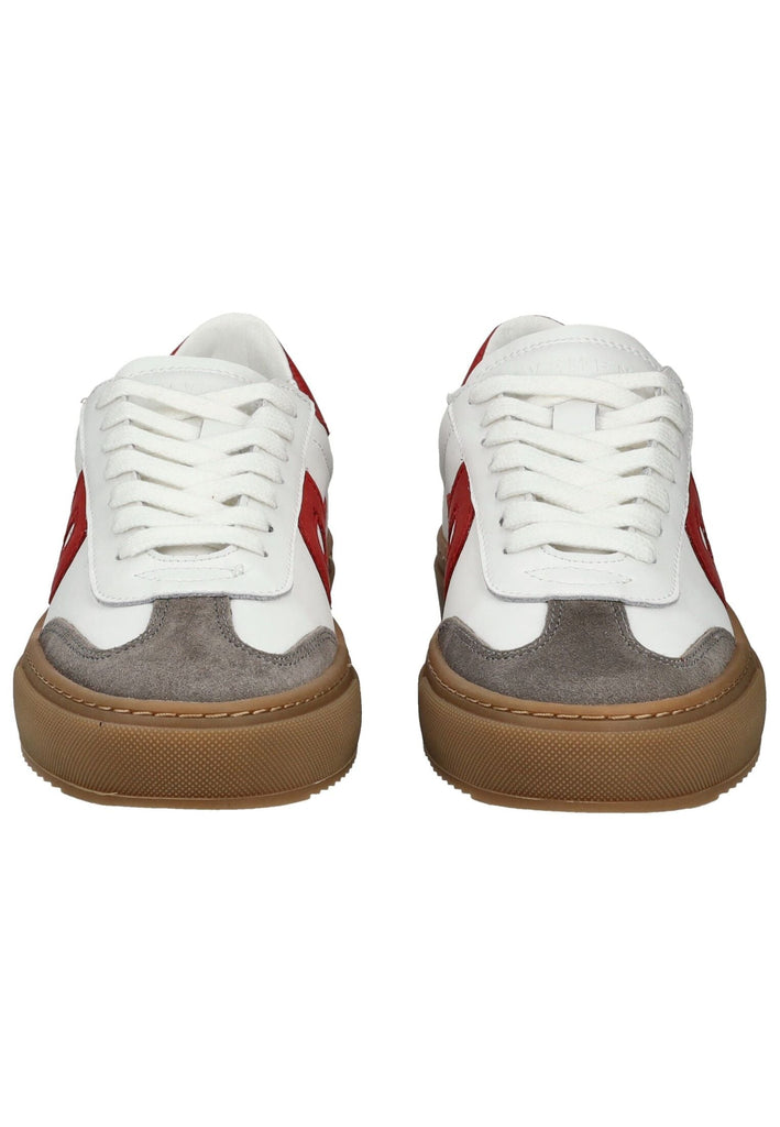 Pavement Sneaker Leder Rot/Weiß - surf4shoes