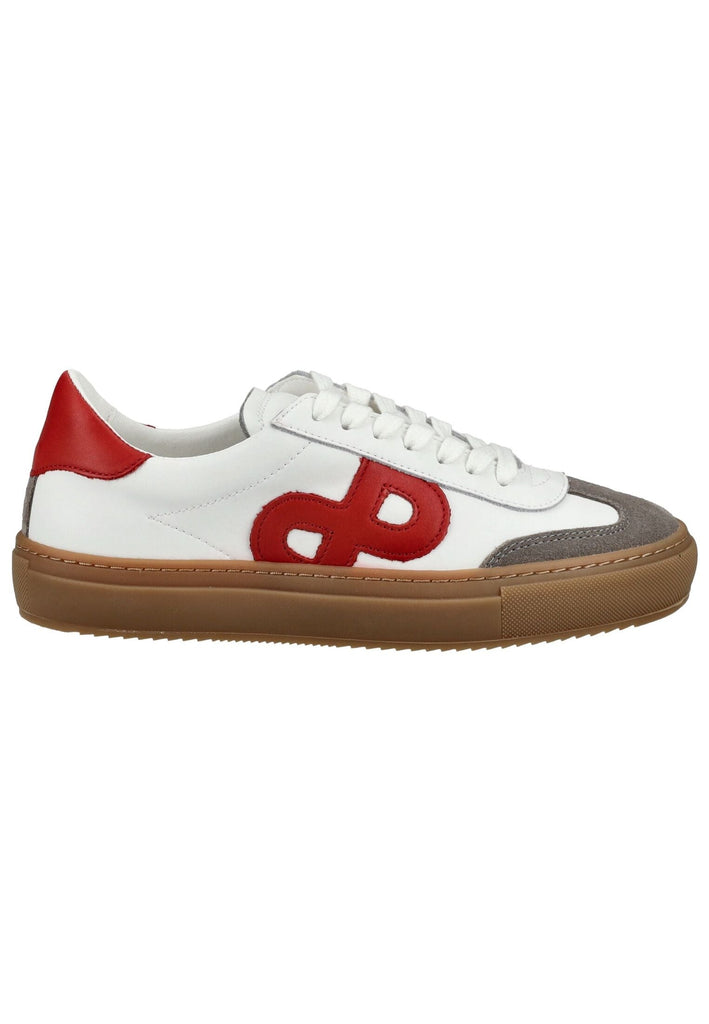 Pavement Sneaker Leder Rot/Weiß - surf4shoes