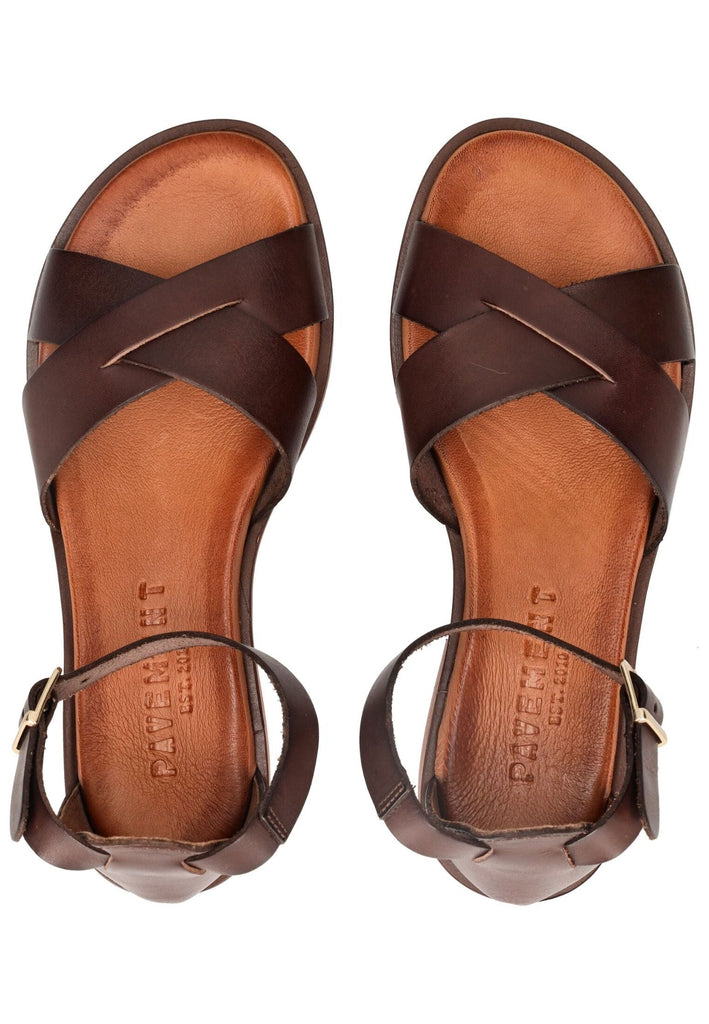 Pavement Sandalen Leder Braun - surf4shoes