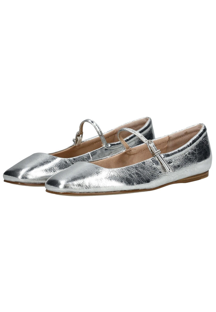Dolce Vita Ballerinas Leder Silber - surf4shoes