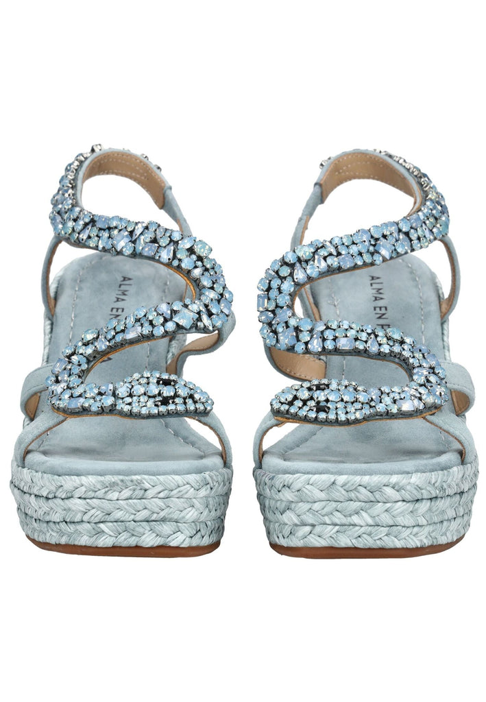 ALMA EN PENA Sandalen Leder/Textil Jeans - surf4shoes