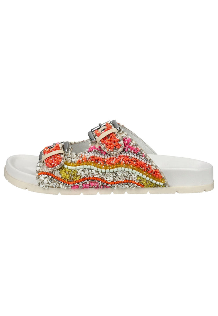 ALMA EN PENA Pantoletten Lederimitat Coral - surf4shoes
