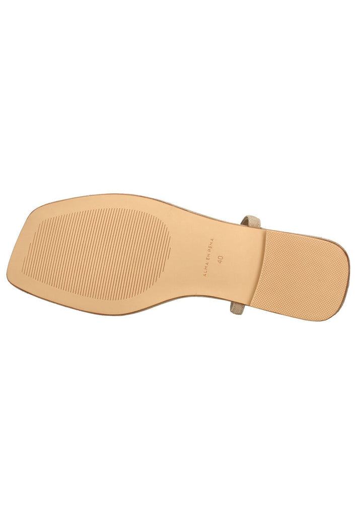 ALMA EN PENA Zehensteg Leder Sand - surf4shoes