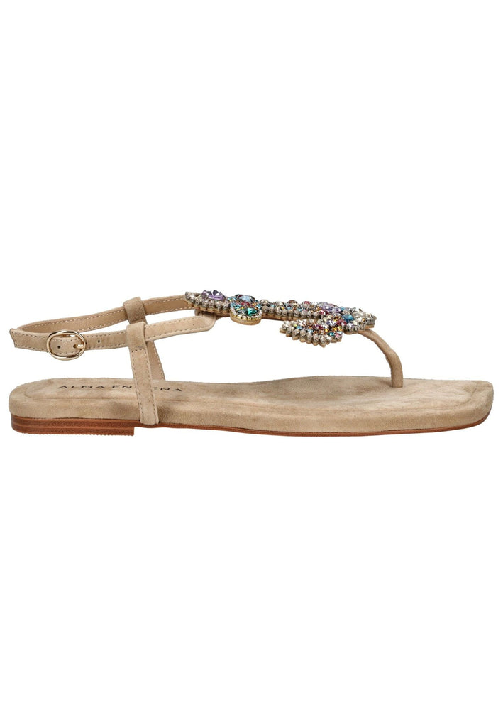 ALMA EN PENA Zehensteg Leder Sand - surf4shoes