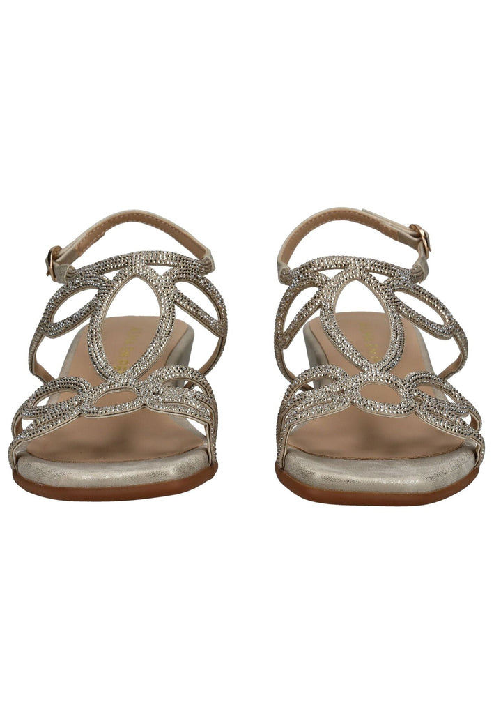 ALMA EN PENA Sandalen Textil Gold - surf4shoes