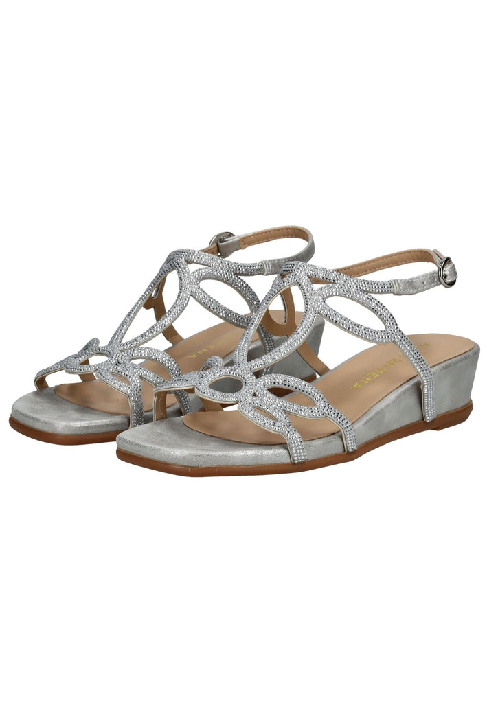 ALMA EN PENA Sandalen Textil Silber - surf4shoes
