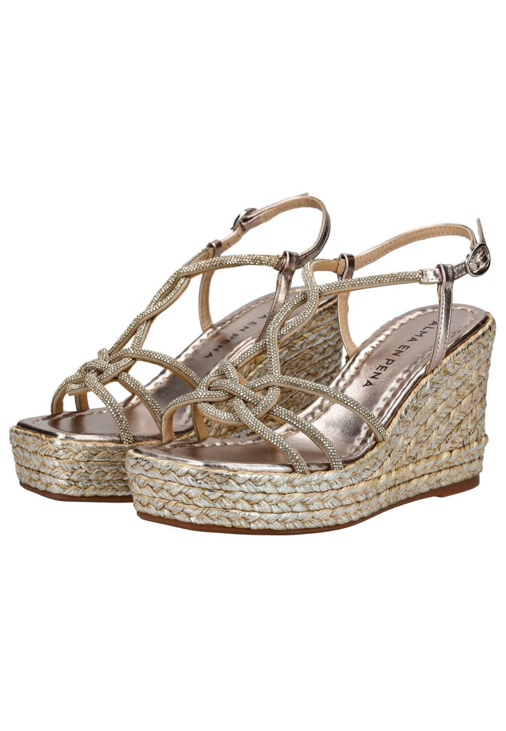 ALMA EN PENA Sandalen Textil Bronze - surf4shoes