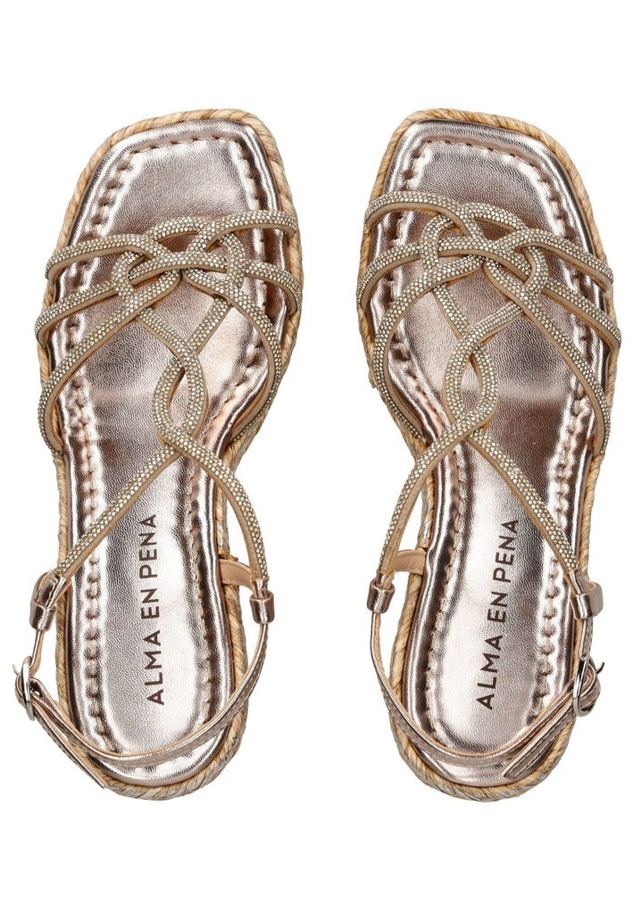 ALMA EN PENA Sandalen Textil Bronze - surf4shoes