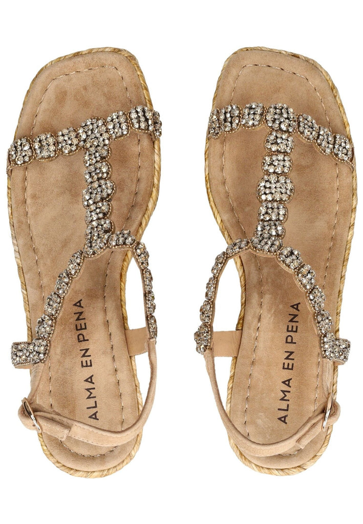ALMA EN PENA Sandalen Textil Sand - surf4shoes