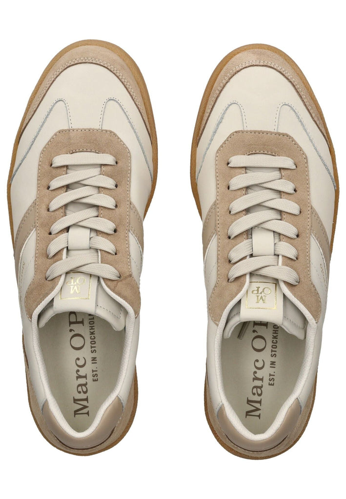 Marc O Polo Sneaker Leder Weiß - surf4shoes