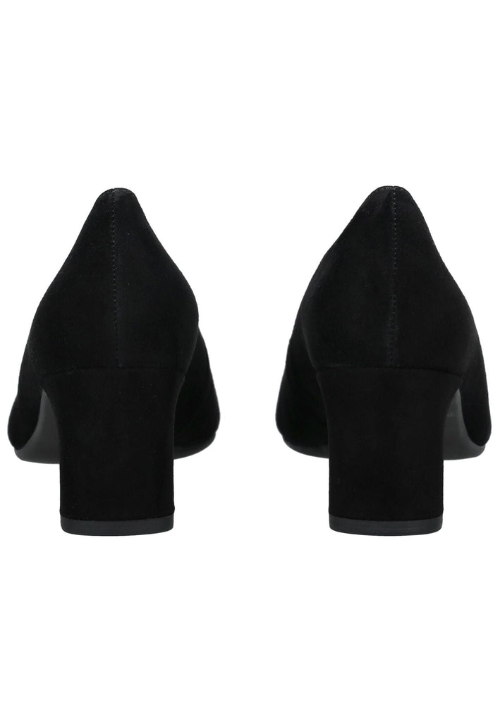 Gabor Comfort Pumps Veloursleder Schwarz - surf4shoes