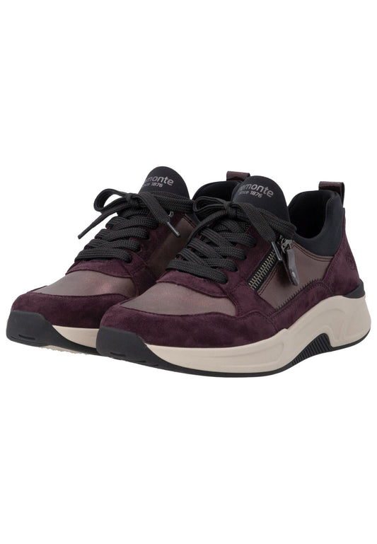 Remonte Sneaker Lederimitat Violett
