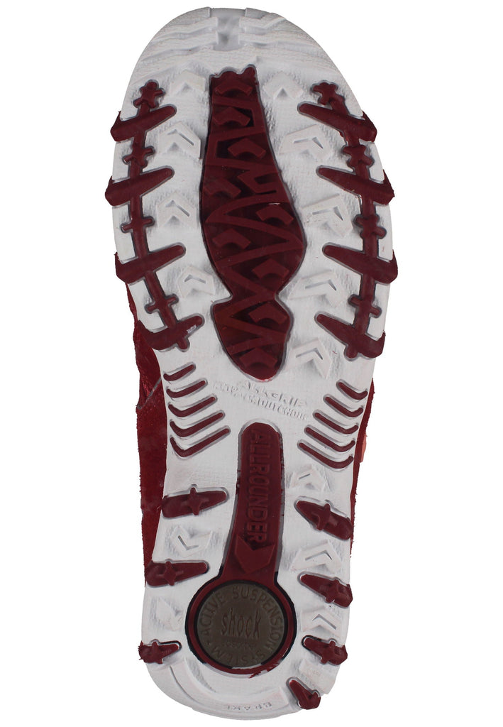 ALLROUNDER Halbschuhe Veloursleder Chili Red