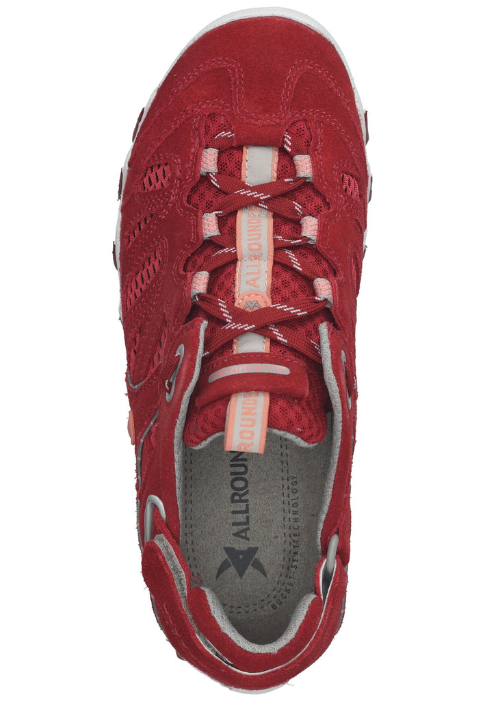 ALLROUNDER Halbschuhe Veloursleder Chili Red