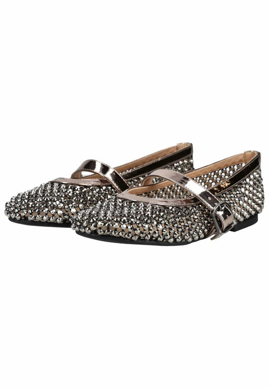 ALMA EN PENA Ballerinas Lederimitat/Textil Pewter