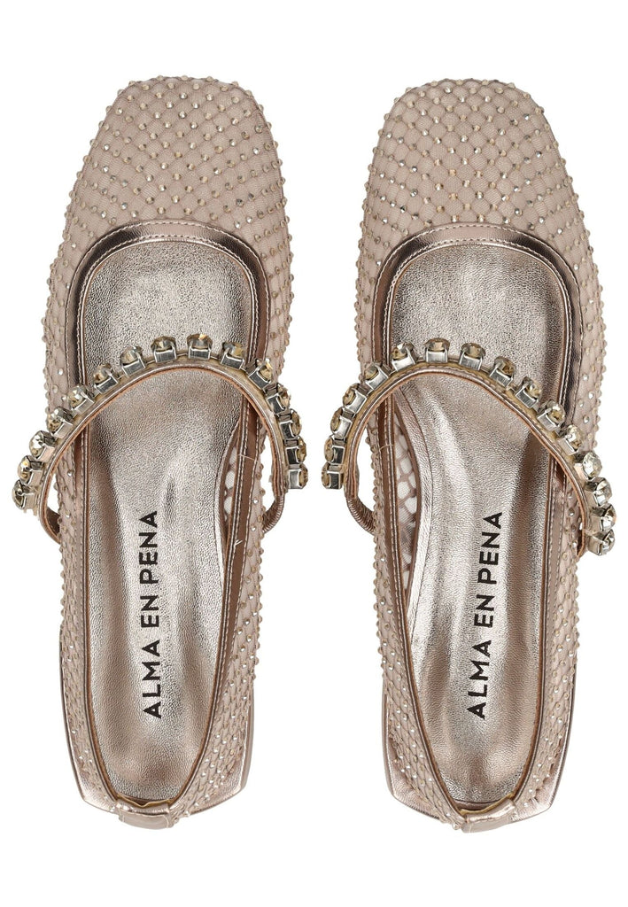 ALMA EN PENA Ballerinas Textil Bronze