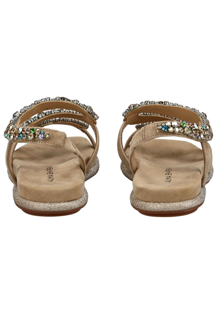 ALMA EN PENA Sandalen Leder/Textil Sand