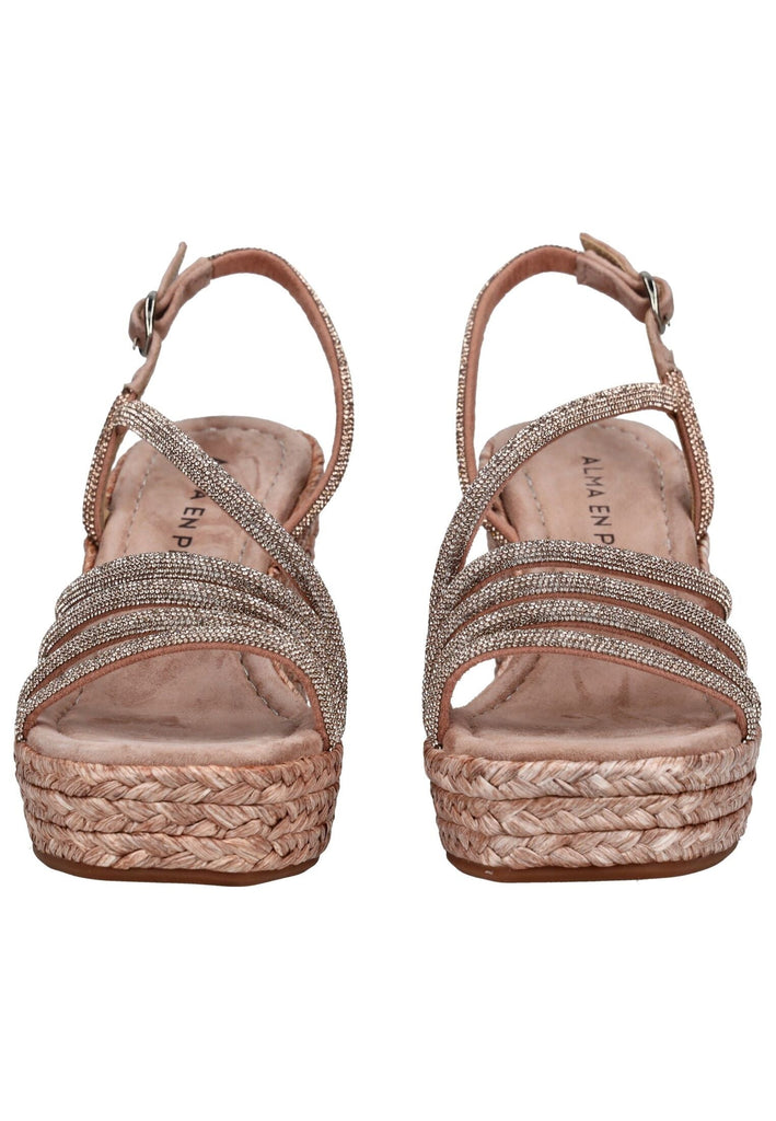 ALMA EN PENA Sandalen Textil Pink