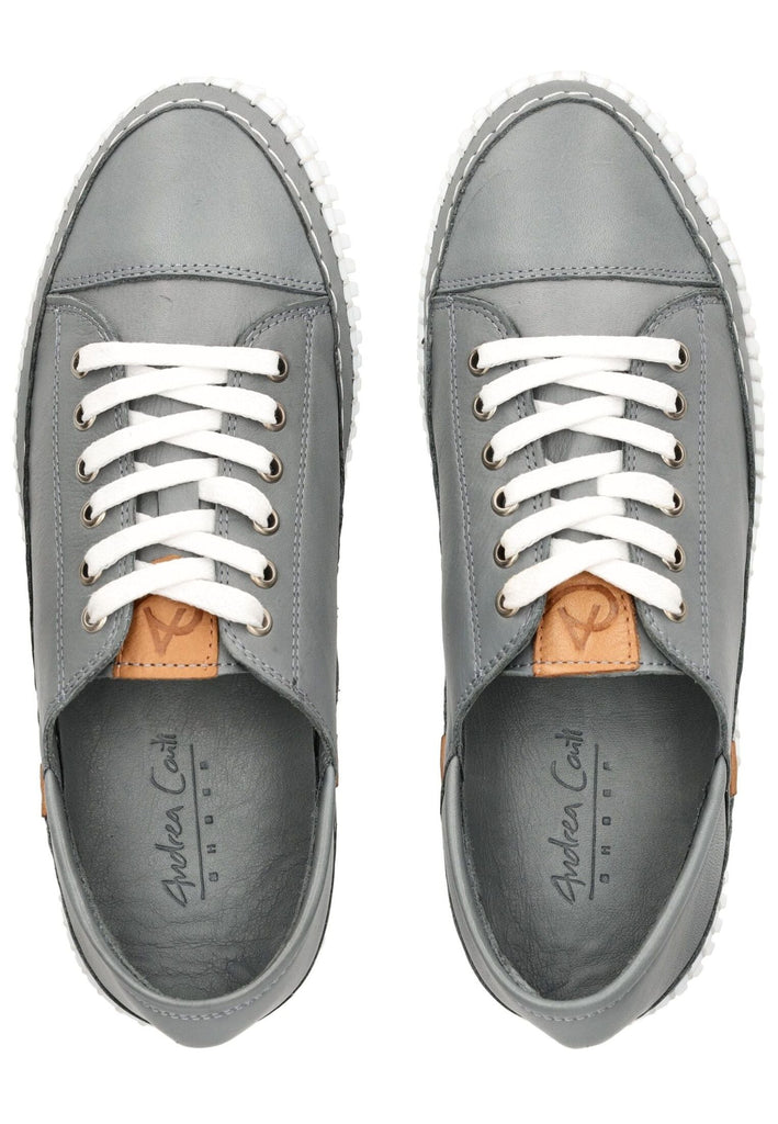 Andrea Conti Halbschuhe Leder Anthrazit