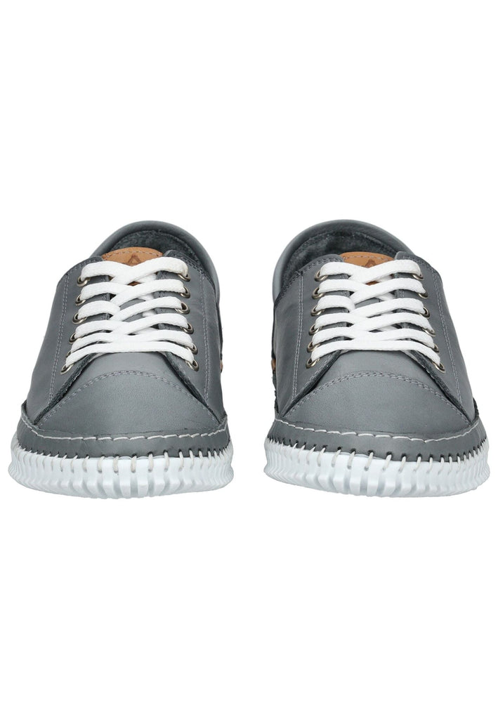 Andrea Conti Halbschuhe Leder Anthrazit