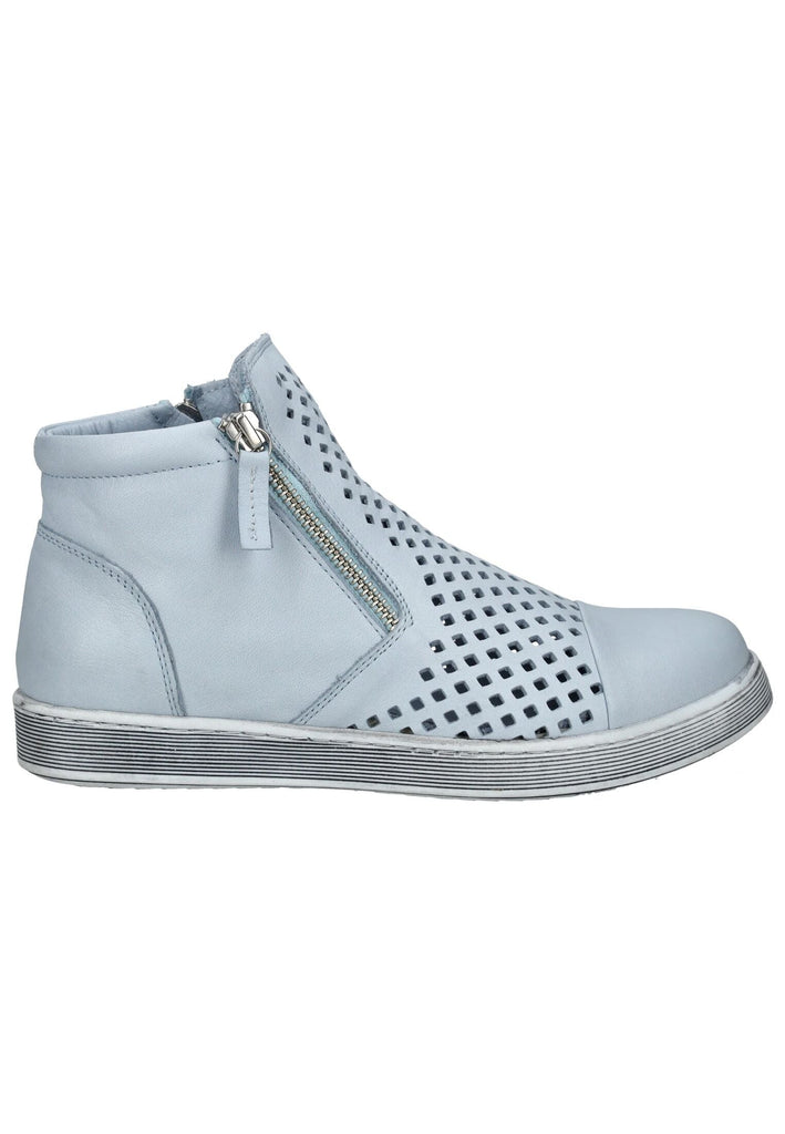 Andrea Conti Halbschuhe Leder Hellblau