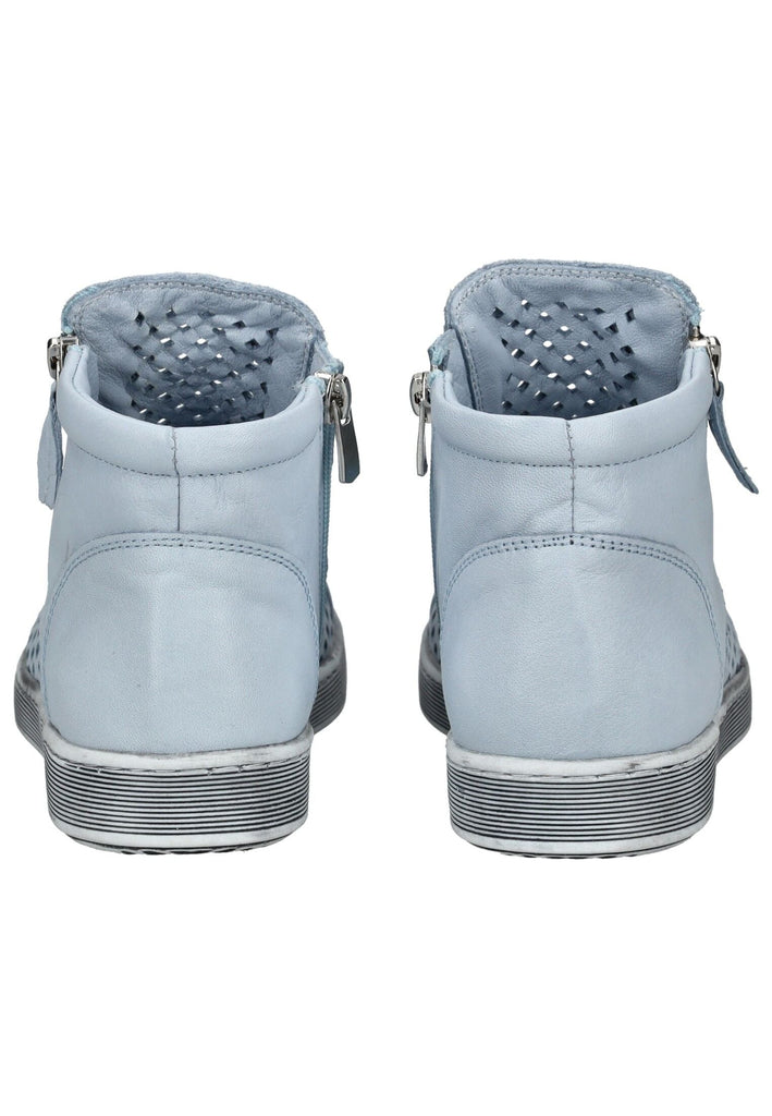 Andrea Conti Halbschuhe Leder Hellblau
