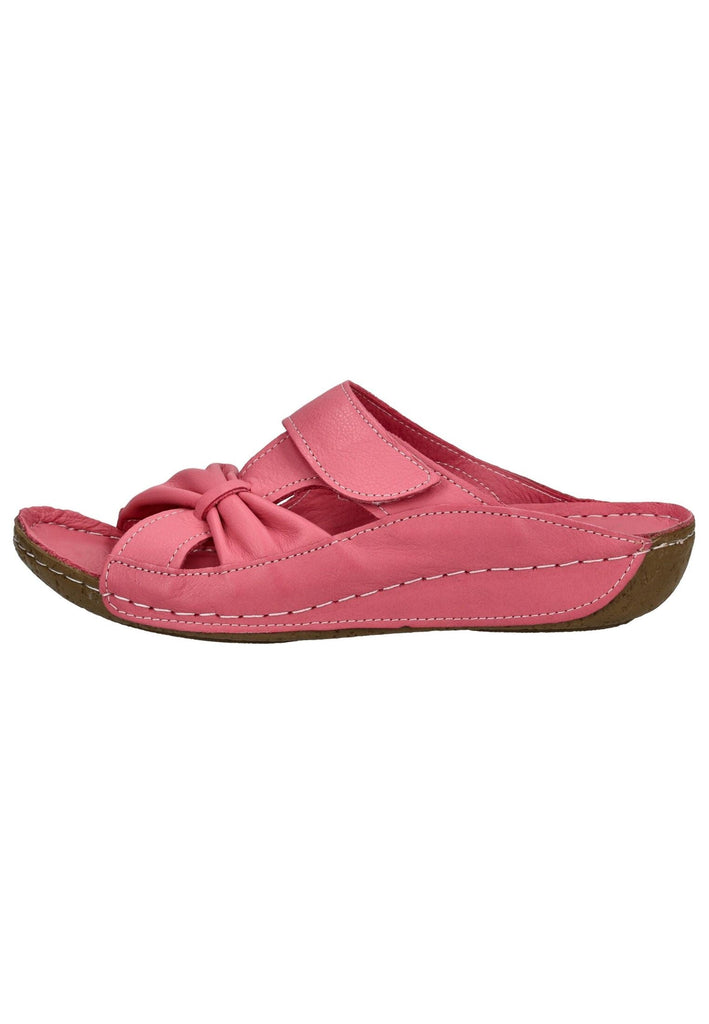 Pantoletten Andrea Conti Pantoletten Leder Koralle