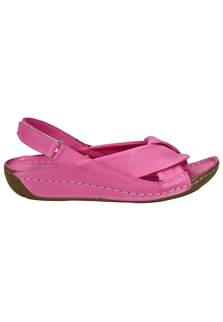 Andrea Conti Sandalen Leder Fuchsia