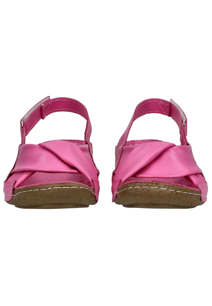 Andrea Conti Sandalen Leder Fuchsia