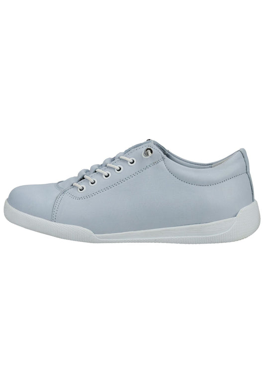 Andrea Conti Sneaker Leder Hellblau