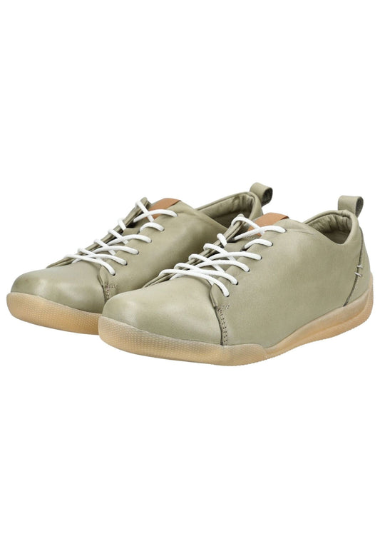 Andrea Conti Sneaker Leder Hellgrün