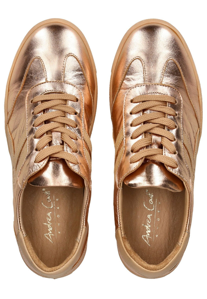 Andrea Conti Sneaker Leder Rosegold