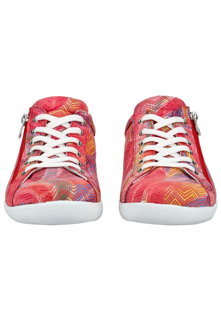 Andrea Conti Sneaker Leder Rot